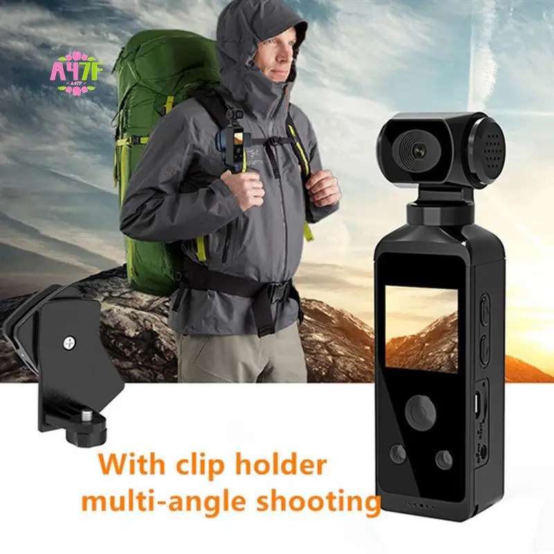 

A47F-4K Pocket Action Camera HD LCD Screen 270° Rotatable Wifi Mini Sports Camera With Waterproof Case For Travel
