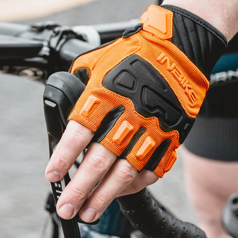 INBIKE 2023 Новое поступление MTB велосипедные перчатки летние велосипедные перчатки с полупальцами для мужчин и женщин дышащие строительные перчатки MH010