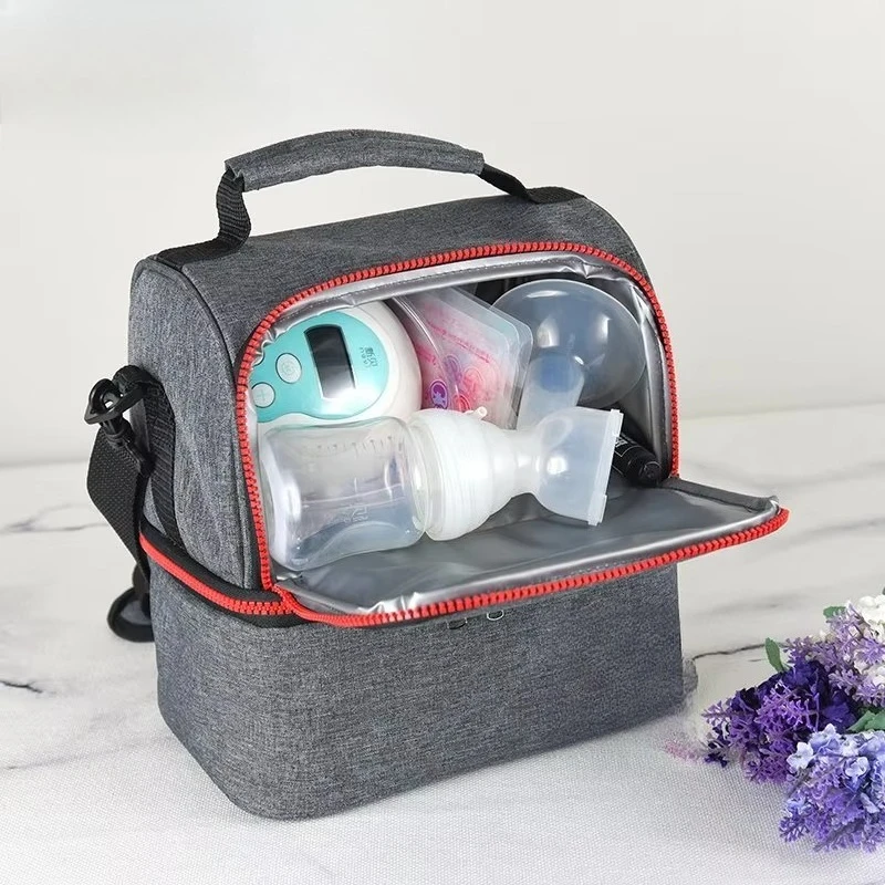 

Standard Size Baby Bottle Breast Milk Cooler Tote Bag