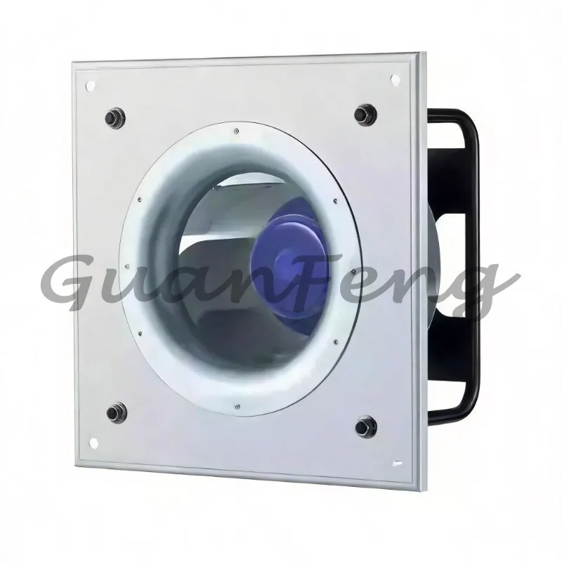 280Mm anti-corrosion and easy-to-clean EC centrifugal fan with high temperature resistance and bracket