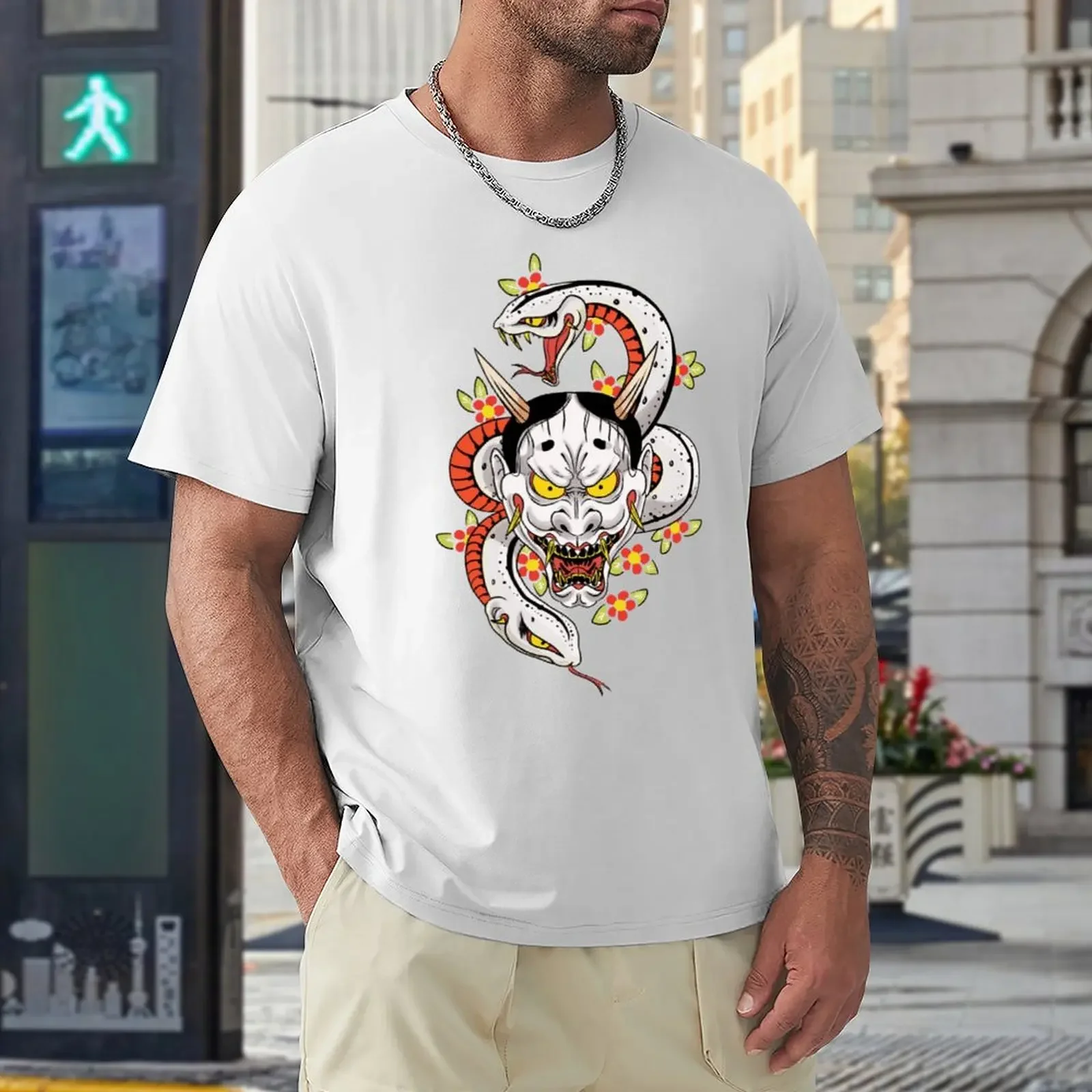 Graphic Yakuza 0 Hannya Goro Majima T-shirts  High Grade   Activity Competition USA Size