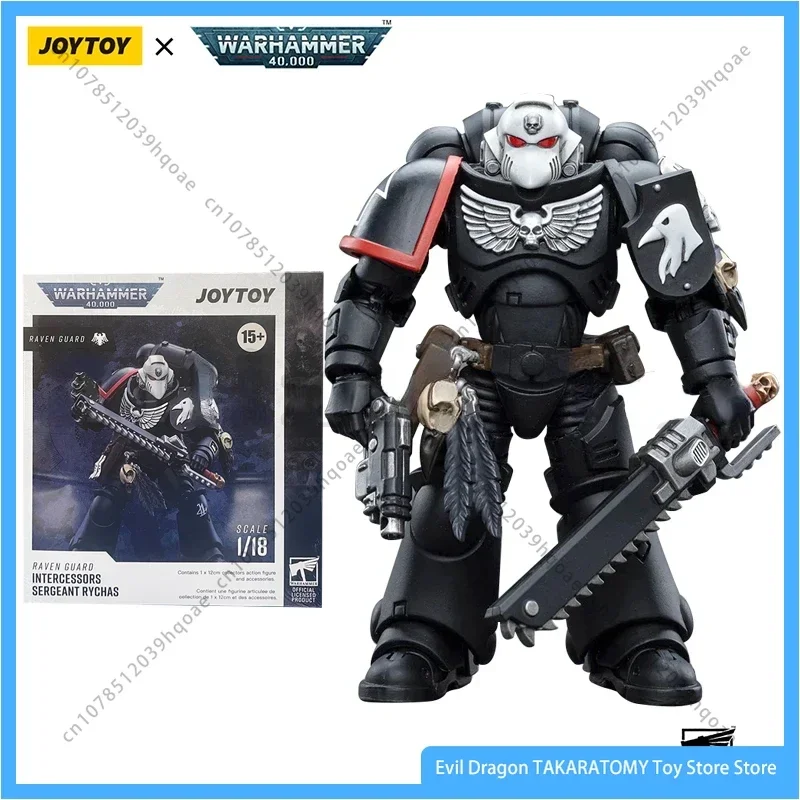 In Stock JOYTOY 1/18 Action Figure (4 Pieces/Set) 40K Raven Guard Intercessor Anime Military Figure