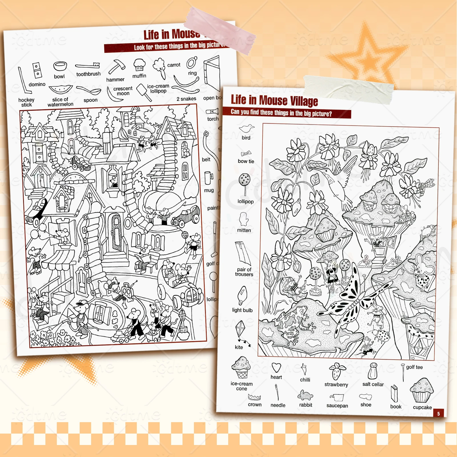 Hidden Pictures : The Great Search - Fun Picture Book Adventure with Hidden Objects! Relaxation Hand Drawn Book