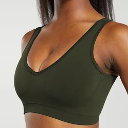 NVGTN Everyday Seamless Sports Bra Spandex  Woman Fitness Elastic Breathable Breast Enhancement Leisure Sports Underwear