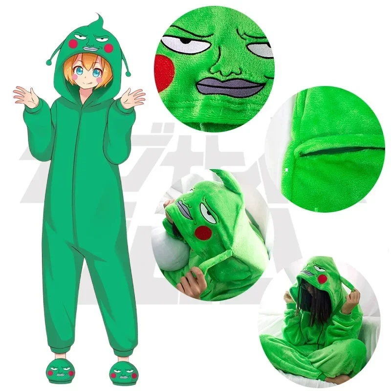 Mob Psycho 100 – pyjama à fossettes, Costume de Cosplay, Anime Mobu Saiko Hyaku, flanelle, body chaud d'hiver, cadeau de noël MN1