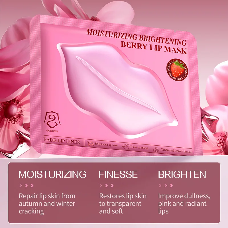 GONGPEI 24K الذهبي الكولاجين قناع الشفاه طبطب الشفاه ترطيب المضادة للتجاعيد الشفاه بقع الشفاه سمنة مستحضرات التجميل العناية بالبشرة الكورية #4