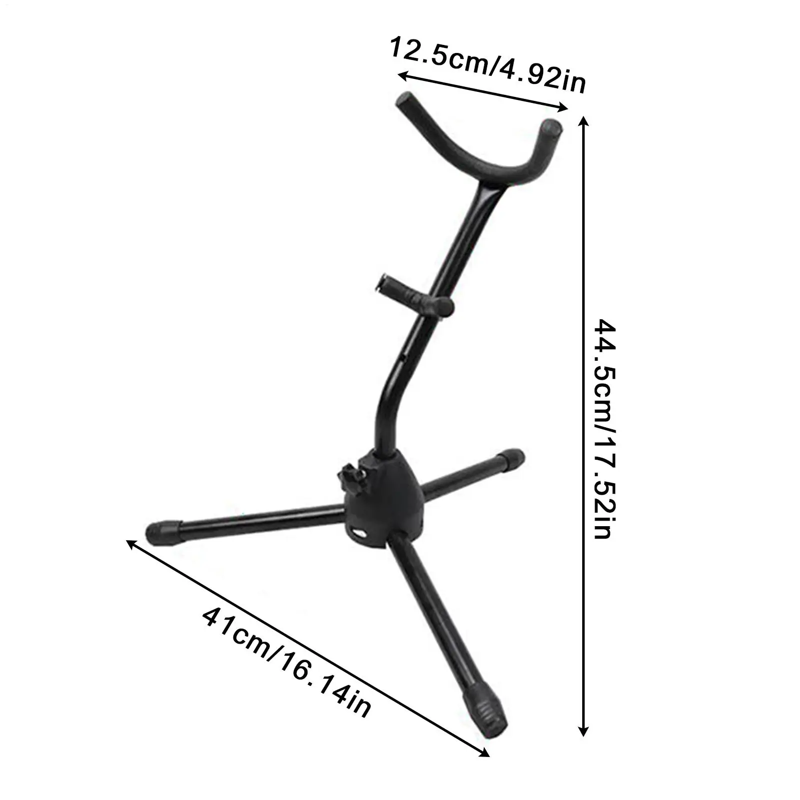 Tenor Sax Stand Foldable Sax Tripod Holder Portable Adjustable Stable Support Choice For Band Studio Home Practice School Music - view 6