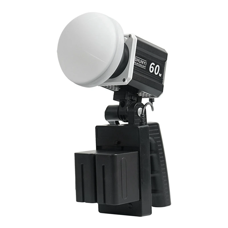 60W Tweekleurige Handheld Fill Licht Fotografie Outdoor Licht Draagbare Led Licht Met Eu Plug