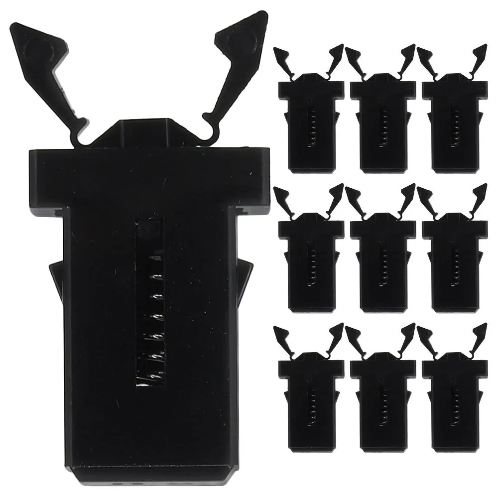 

25Pcs Universal Press Type Buckles Trash Can Locking Lid Clips Secure Garbage Can Lock Replacement Buckles for Outdoor Indoor