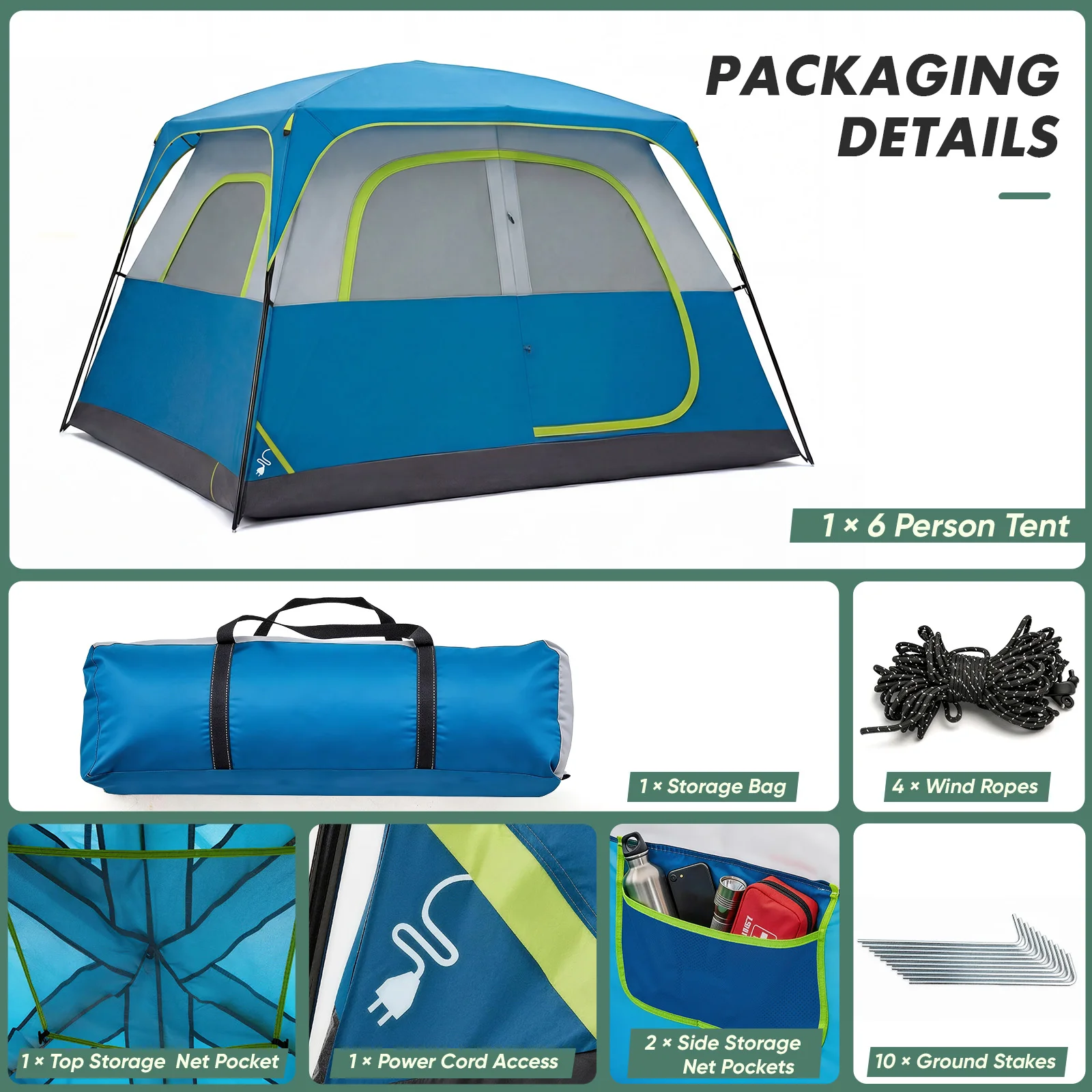 tent ventilation windows and door