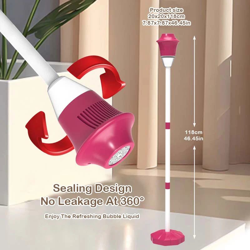 Máquina de burbujas de farola, burbuja totalmente automática con luz, cumpleaños, fiesta de boda al aire libre, sin batería, burbuja de agua