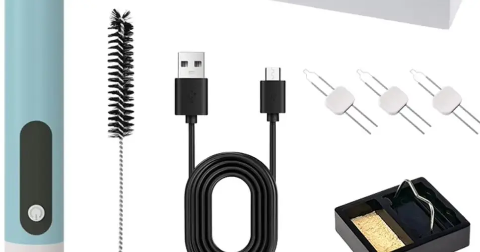 USB Rechargeable Thread Burner Kit Digital Hot Cutting Pen With 3 Tips For DIY Beading Sewing Fabric Craft Tool