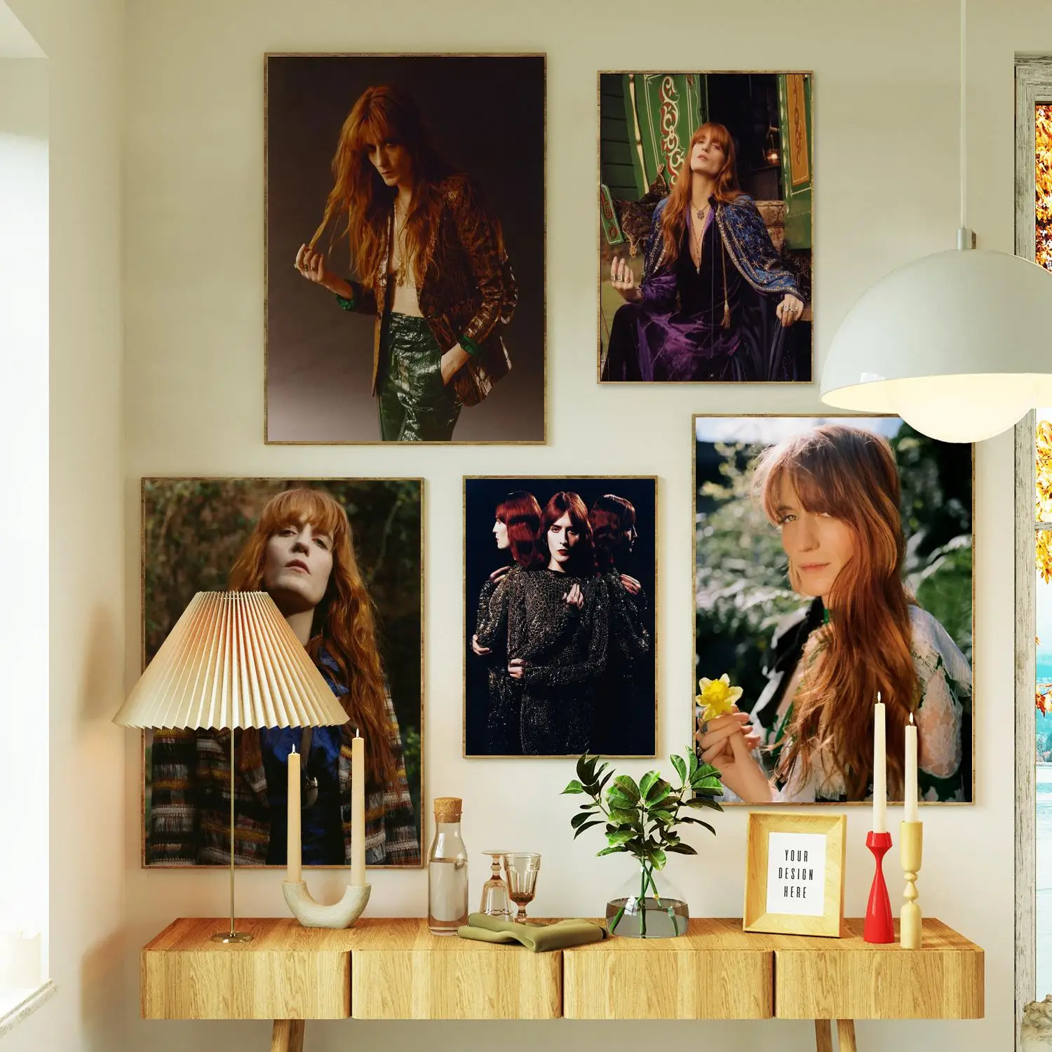 Florence Welch (Florence & the Machine) Canvas Painting Poster Prints Wall Art Poster For Modern Family Living Room Home Decor