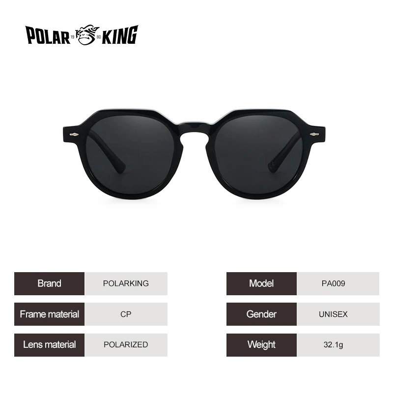 Polarized Acetate Sunglasses Men Vintage Design UV400 Protection Male Sun Glasses Women Eyewear Oculos de sol