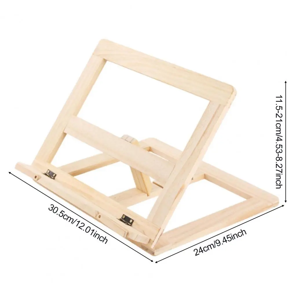 خزانة كتب خشبية مريحة قابلة للتعديل لدعم تعلم الأطفال ورف القراءة لأجهزة الكمبيوتر المحمولة والأجهزة اللوحية #3