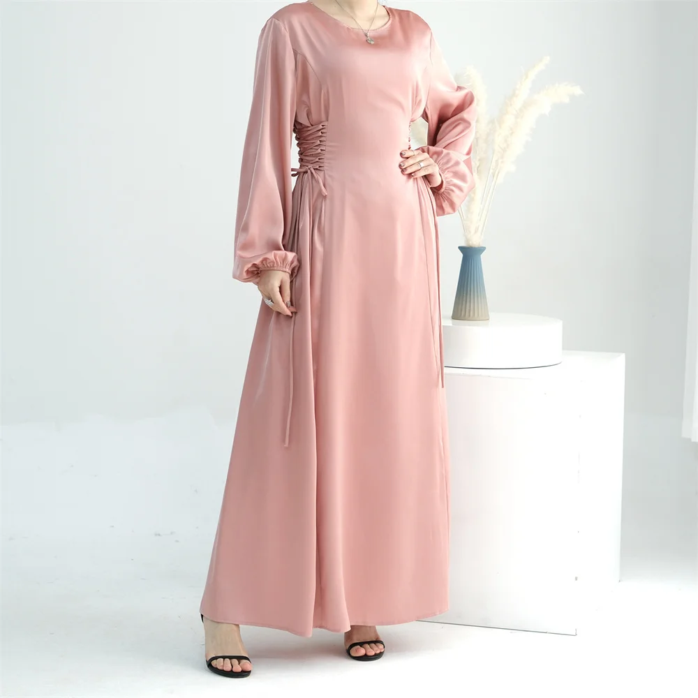 Vestido kaftan muçulmano para mulheres, vestido preto modesto, abaya islâmico, Eid marroquino, Ramadã, Dubai, luxo, elegante