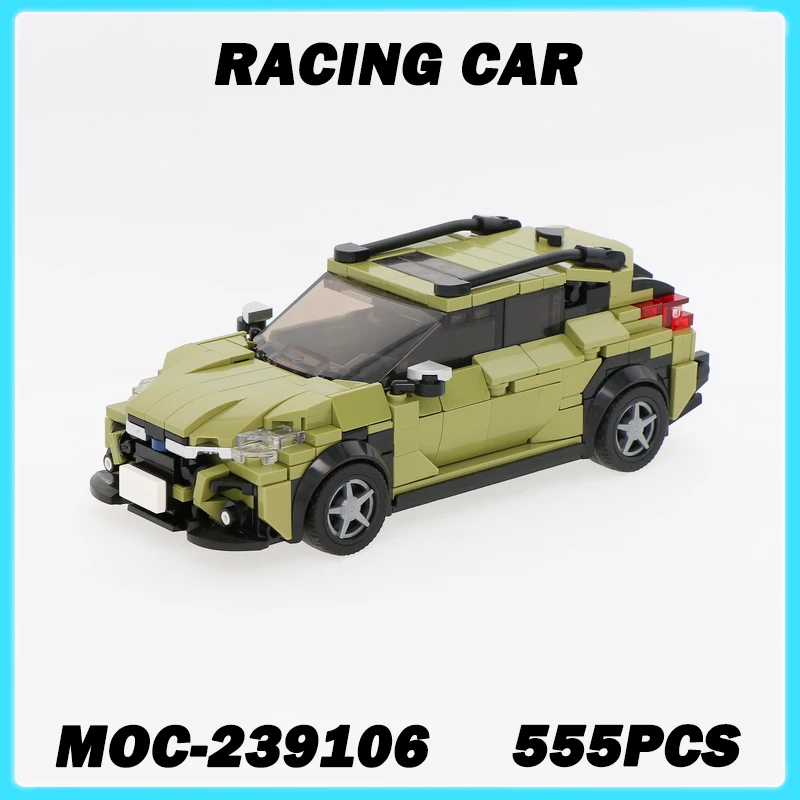 

555 шт. MOC-239106 Скорость чемпионов ​ ​ Серия гоночного фильма, модель автомобиля, строительные блоки, сборка кирпича, детская игрушка, рождественский подарок