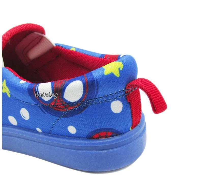 Koreański styl SpiderMan Boy\'s Casual i lekkie dziecięce buty na podłodze, dziecięce buty z tkaniny płaskie oddychające maluch