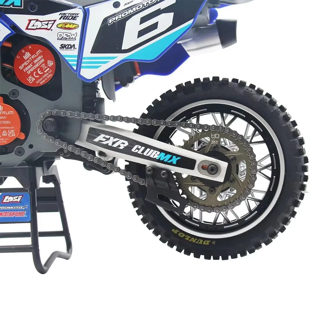 HR Losi 1:4 Promoto-MX motorfietstandwielset 35T/11T
