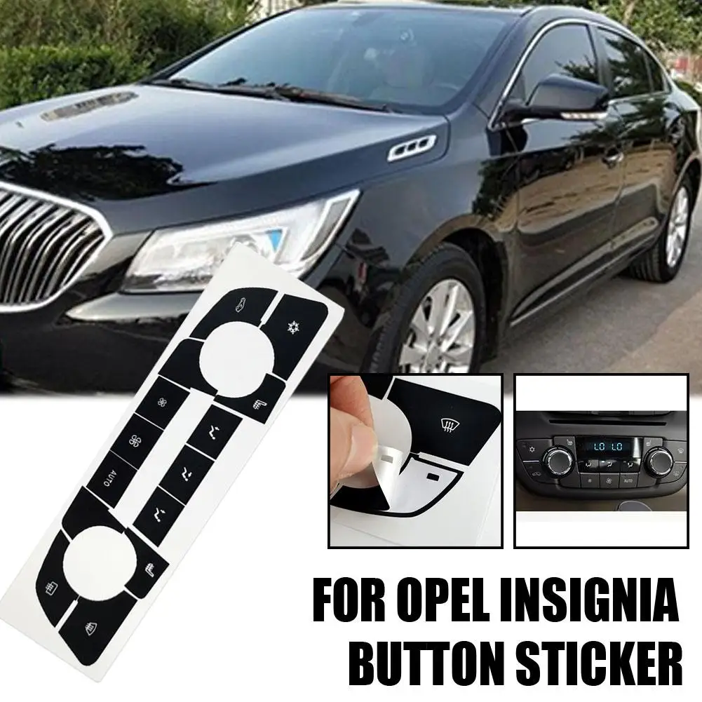 

For Opel Insignia For Vauxhall Insignia A G09 Air Conditioning Button Sticker Knob Renovate Car Interior Accessories C1U1