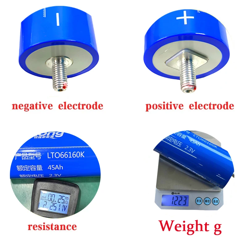 بطارية ليثيوم تيتانات Yinlong-LTO ، 45 V ، 12V 24V 48V ، طاقة سيارة تعمل بالطاقة الشمسية ، بطارية صوتية قابلة لإعادة الشحن ، 6-48