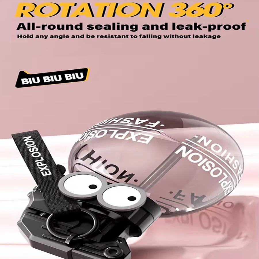 محاكاة القنبلة اليدوية شكل الكرتون مدفع المياه للأطفال الصيف التدفق المياه بركة شاطئ البحر لعبة الماء مضحكة