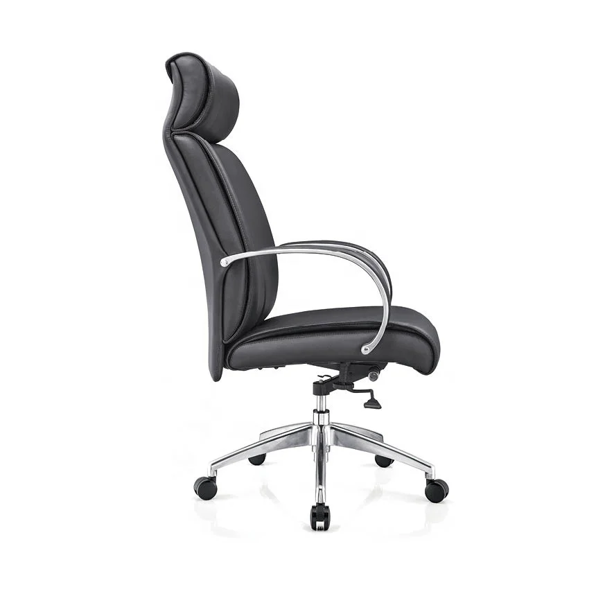 ✗x Stylish Luxury Durable Black PU Leather Rotate Office Ajustable Computer Chair Adjustable  Ergonomic Computer Chair&