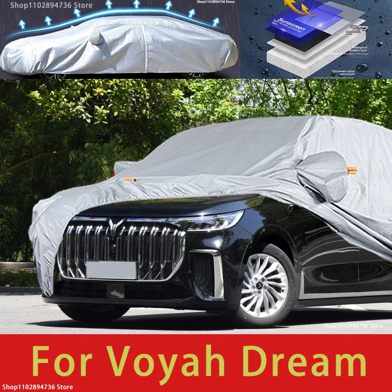 

For Voyah dream Outdoor Protection Full Car Covers Snow Cover Sunshade Waterproof Dustproof Exterior Car accessories