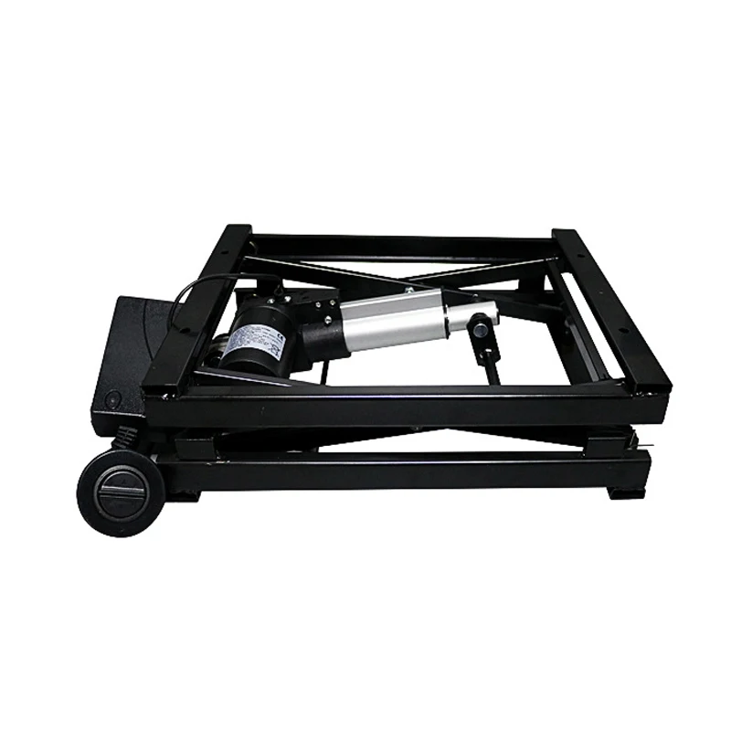 Electric Lifting Coffee Table Dining Table 24V Lifting Hardware Folding Iron Frame Wired Remote Control