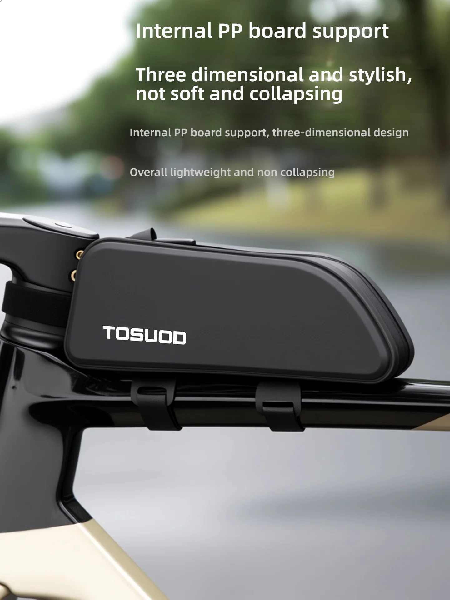 AliExpress TOSUOD Bicycle Bag Waterproof Cycling Top Front Tube Frame Bag Large Capacity MTB Road Bicycle Pannier Black Bike Accessories