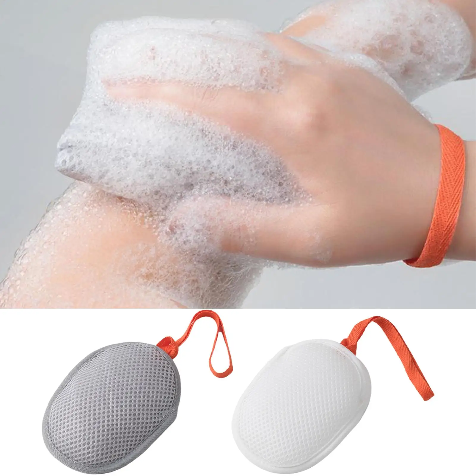 Natural Soap Bags Shower Bath Exfoliating Soap Saver Pouch Holder for Bath & Shower Use Soap Packaging Mesh Bags