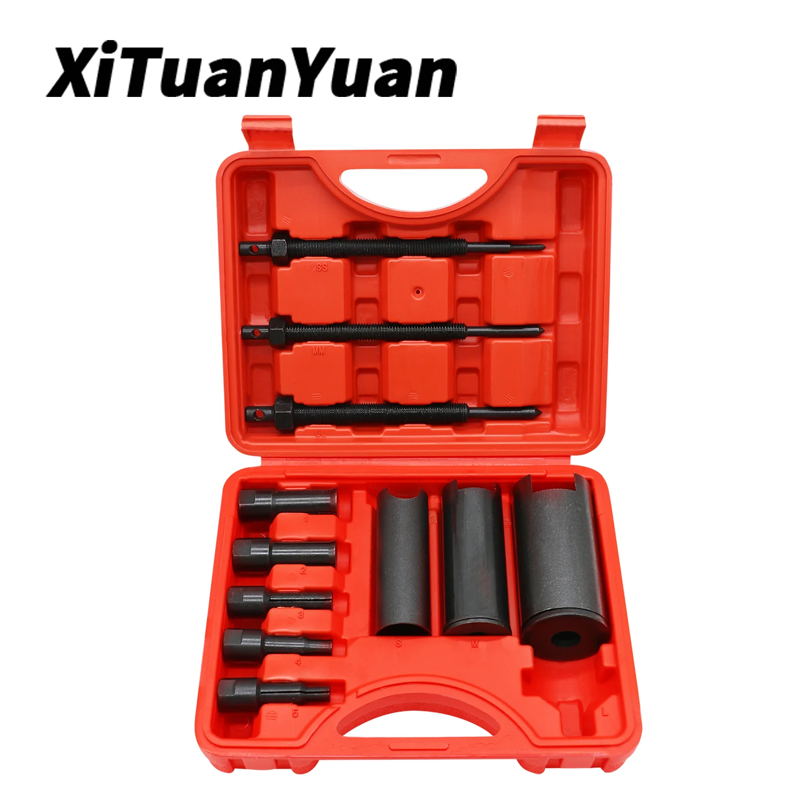 13pcs Motorcycle Bearing Pullers 9-23mm Motorcycle Internal Bearing Removal Tool Kit Inner Bearing Extractor Kit