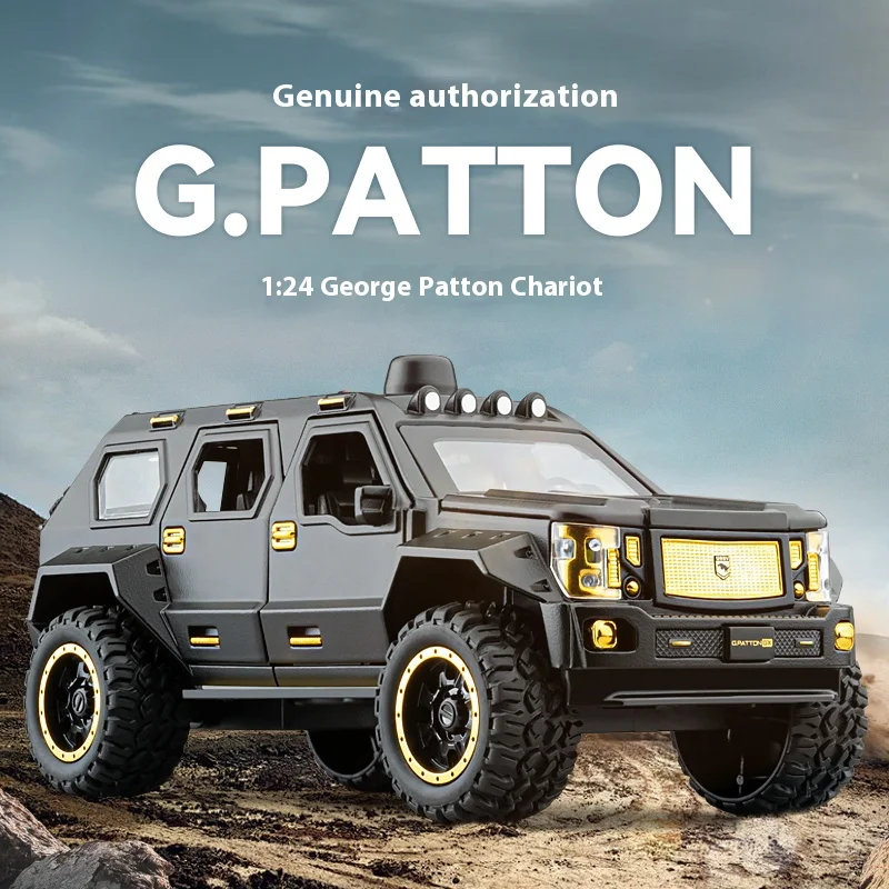 

1/24 Chariot George Barton Alloy Car Model Diecast & Toy Vehicles Metal Toy Car Model Collection High Simulation Childrens Gift
