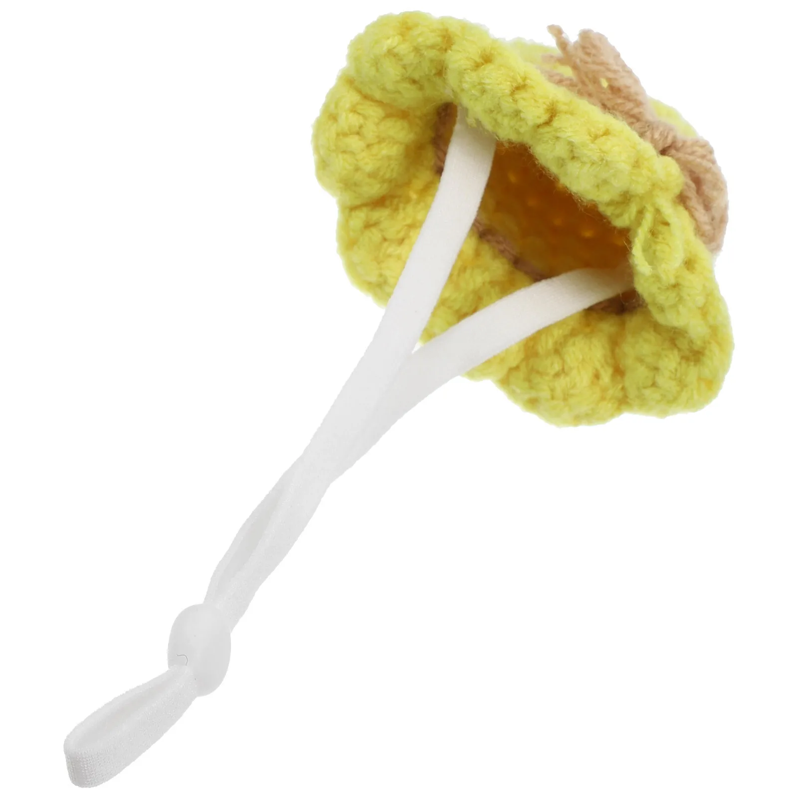 

Hamster Hat Mini Small Animals Hat Lovely Hand Knitted Tiny Hat with Adjustable Strap Mini Knitted Hat