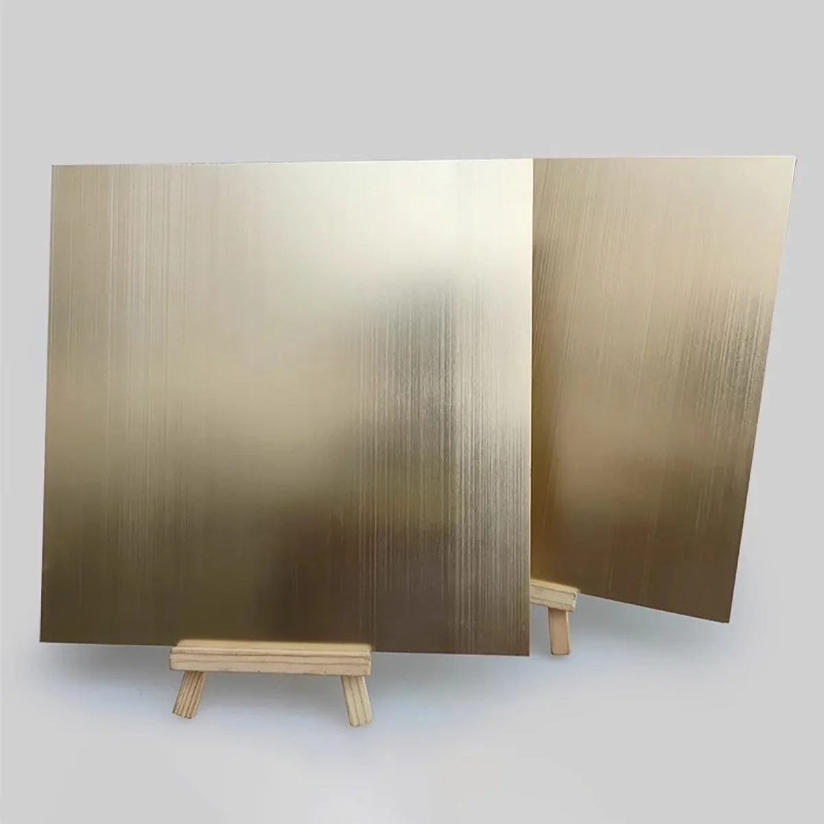 

5052 Aluminum Flat Plate Gold Brushed Anodized Aluminum Plate Size100x100 200x200 200x300 300x300mm Thickness 0.5/0.8/1/1.5/2mm