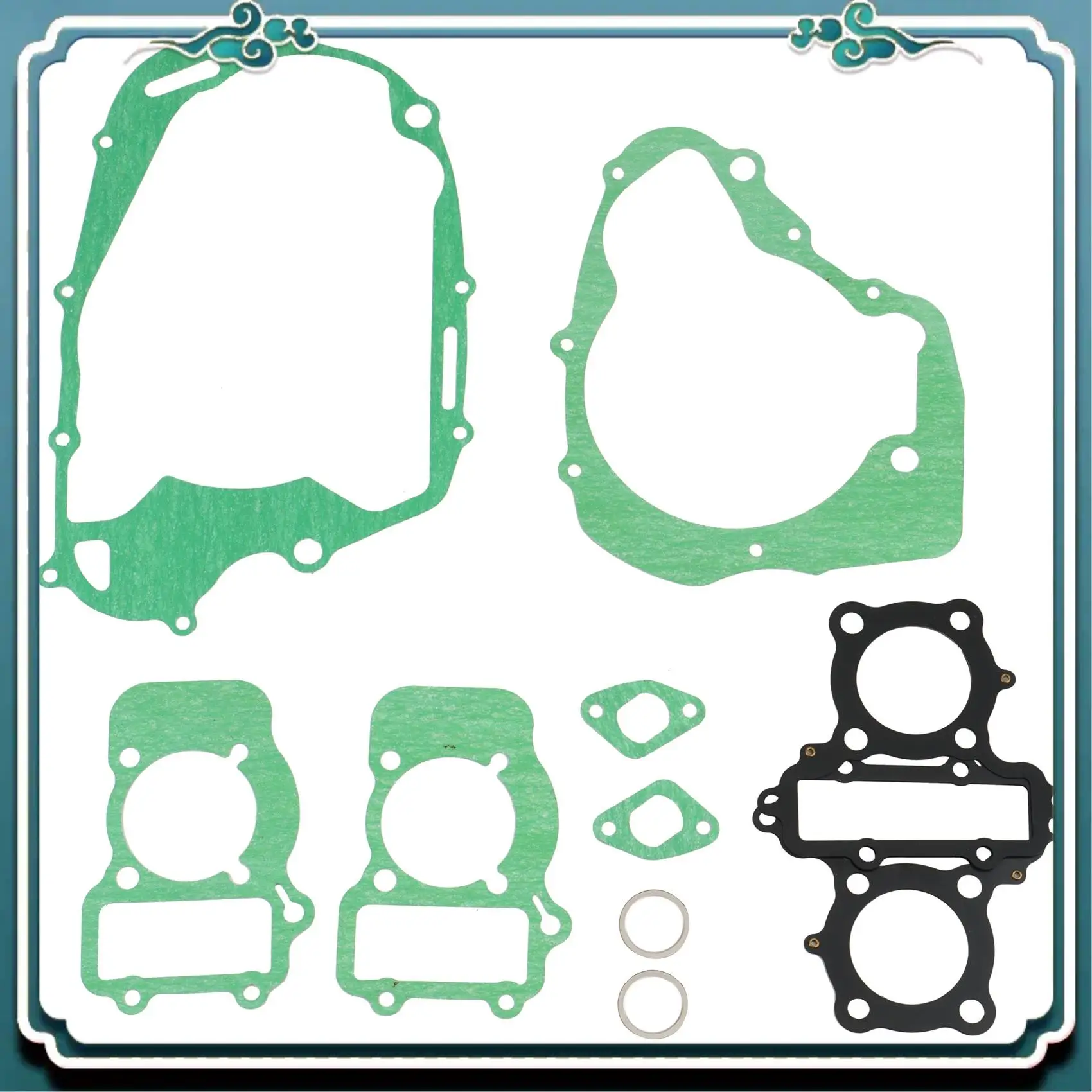 Premium For Yamaha Virago XV250 125 Motorcycle Rebuild Full Gasket Kit Motorbike Full Engine Cylinder Crankcase Clutch Cover
