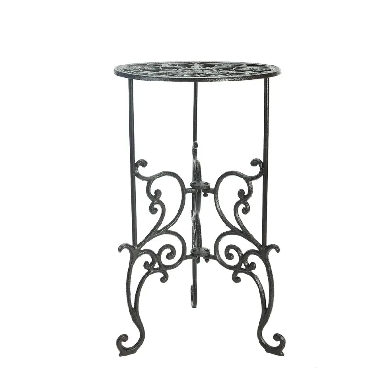 Cast iron flower stand Floor-to-ceiling shelf, indoor and outdoor balcony, living room, garden and courtyard decorative plant st