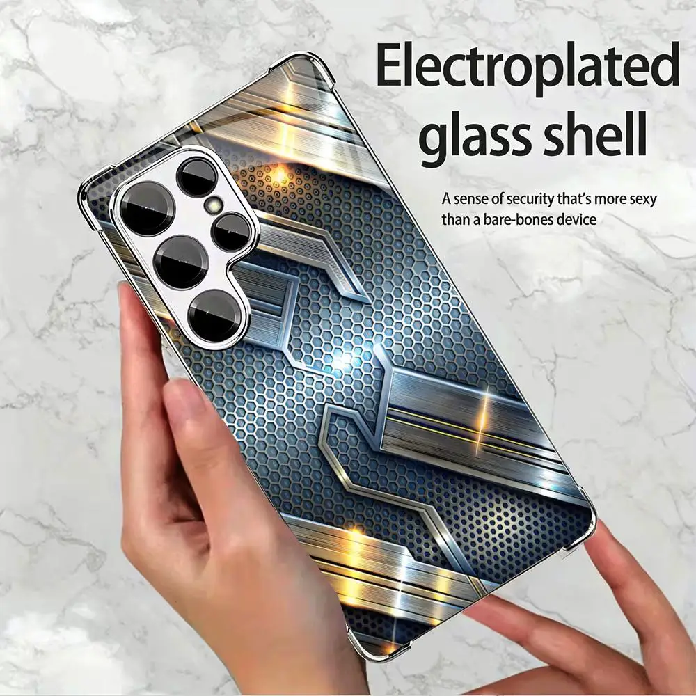 New Quality PhoneCase Bestseller Electroplating Glass PhoneCase for Samsung Galaxy S26 S25 S24 S23 S22 FE,Ultra,Plus Bumper Case