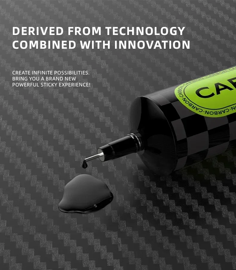 LUOWEI 50 مللي غراء من ألياف الكربون متانة معززة عالية اللزوجة لاصق شاشة حدود ضيقة لهاتف أبل آيفون أندرويد #3