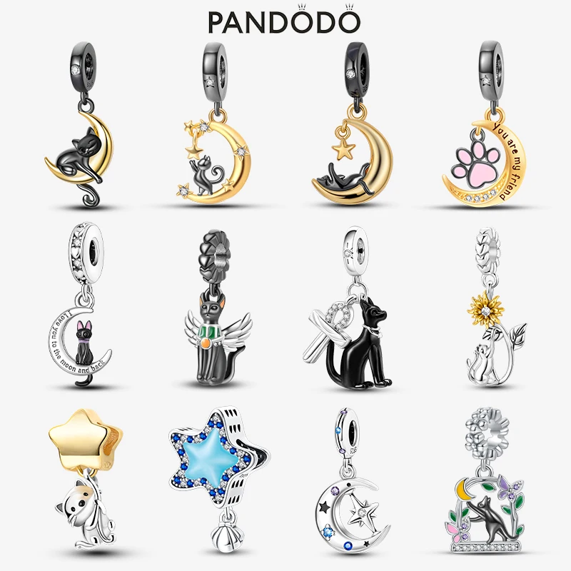 

925 Sterling Silver New in Astronaut Cute animal Series Charm Beads Fits Pandora Original Pendant Bead DIY Jewelry Gift