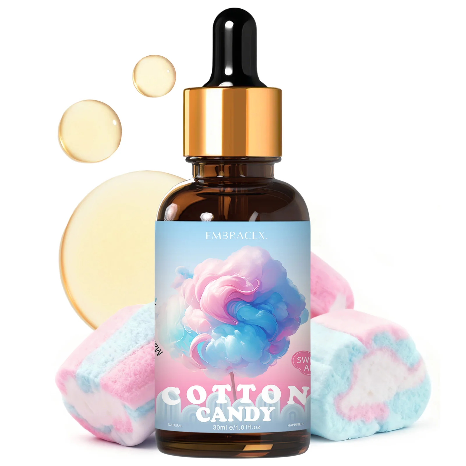 

30ml Cotton Candy Essential Oil Car Supplies,DIY Projects, candle Making, Gift for Friends, Food Fragrance, Aromatherapy