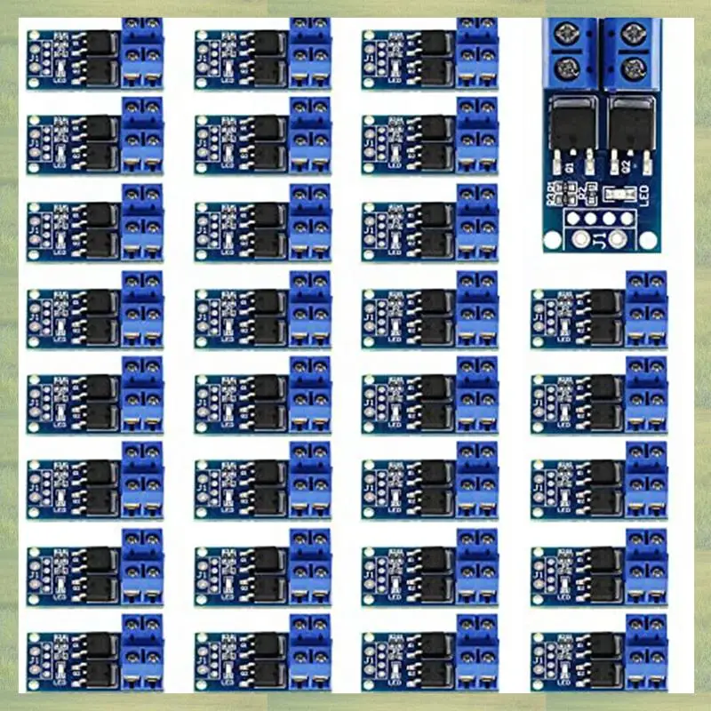 N15R-30PCS MOSFET Switch Drive Module Drive Module DC 5V-36V 15A(Max 30A) 400W Dual High-Power 0-20Khz PWM DC Motor Speed Contro