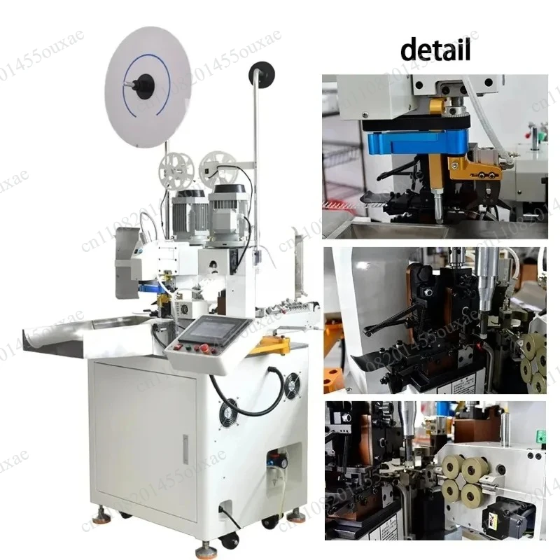 Double Head Wire Cut Strip Crimp Machine Fully Automatic Terminal Crimping Equipment for Automotive Electronic Wire Processing