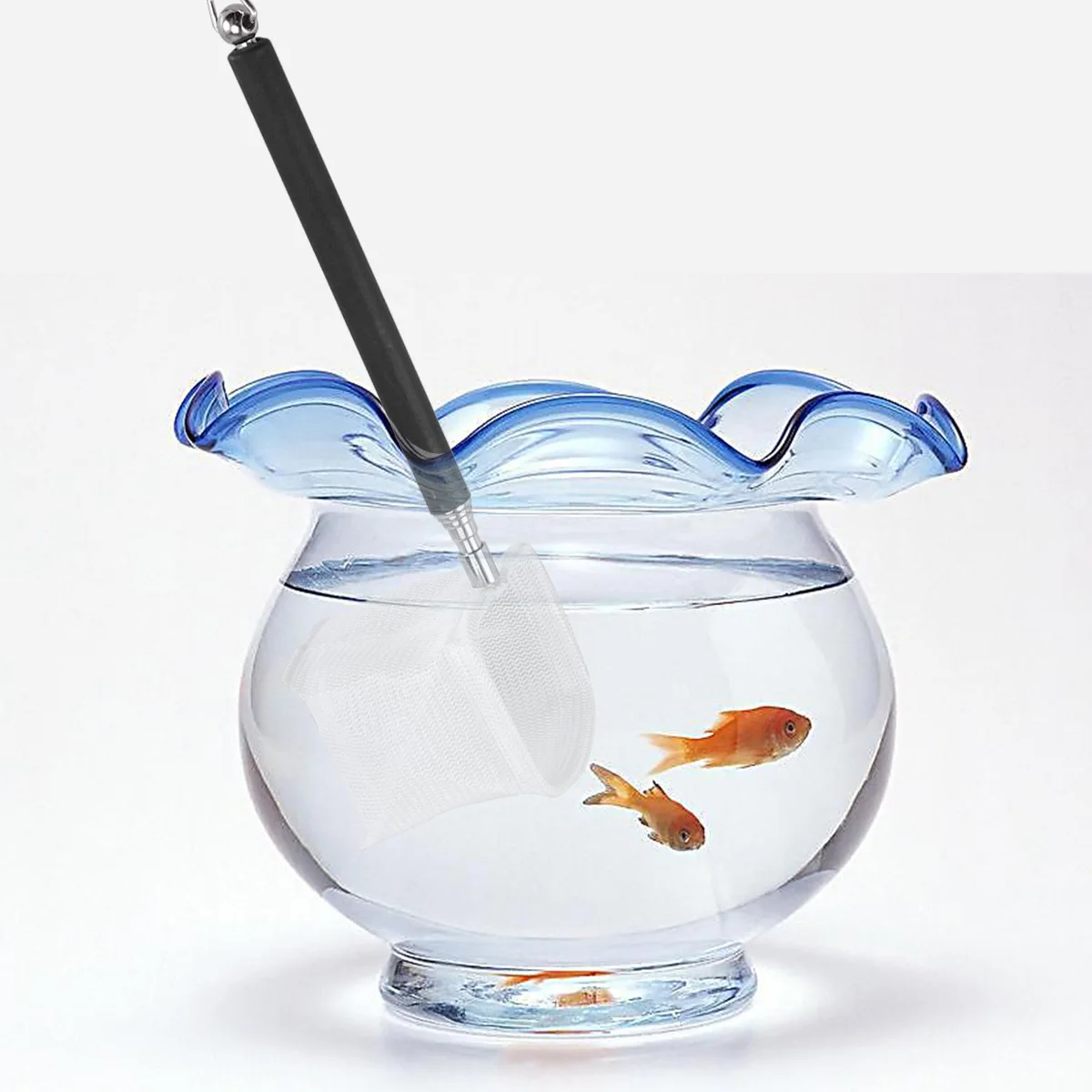 

3D Aquarium Fish Tank Shrimp Catching Net Square Pocket Fish Tank Cleaning Tool Stretchable Non-Slip Eco-Friendly Corrosion