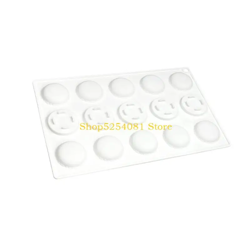 AXYC Flexible 15 Cup Silicone Molds Perfect For Macarons Chocolates And DIY Crafts