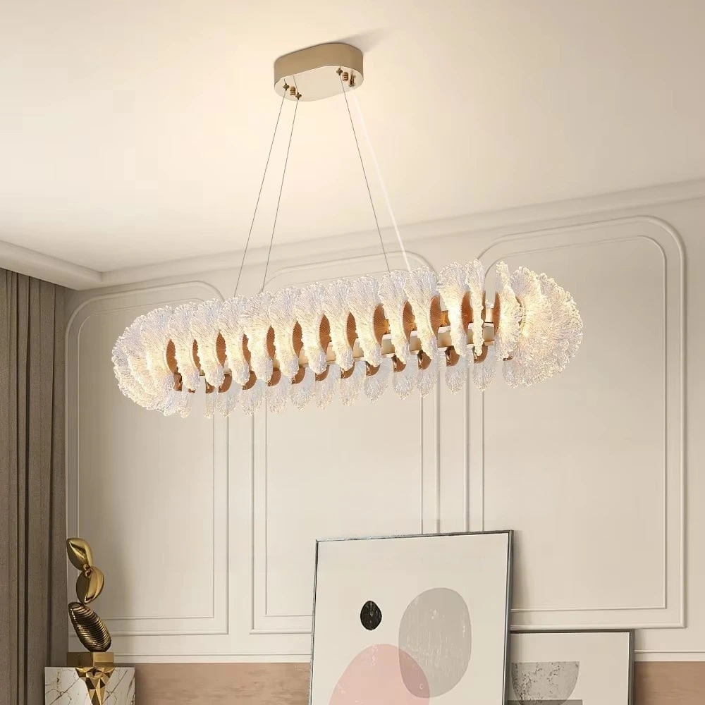 

Artpad Gold Modern Acrylic Chandeliers For Living Room Bedroom Hanging Pendant Light Creative Ceiling Chandelier Dining Room