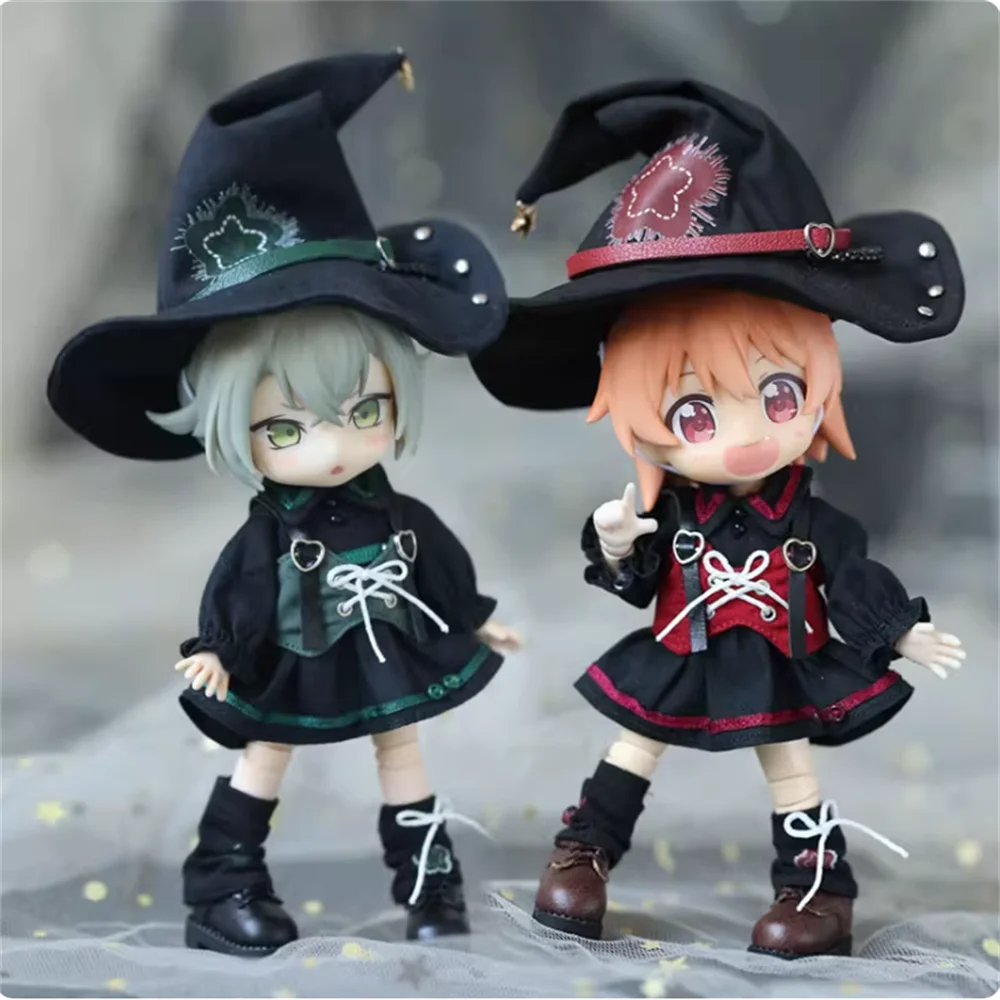 

Snail 1/12 12 Points OB11 Doll Clothes Magician Hat Vest Dress Socks Model BODY9 UFDOLL BJD Body In Stock