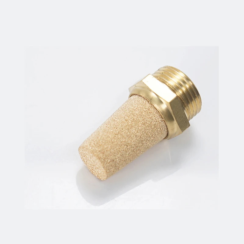 Brass Pneumatic Muffler 1/8 1/4 3/8 1/2 3/4 1 Inch Air Exhaust Muffler Noise Reducer Fitting