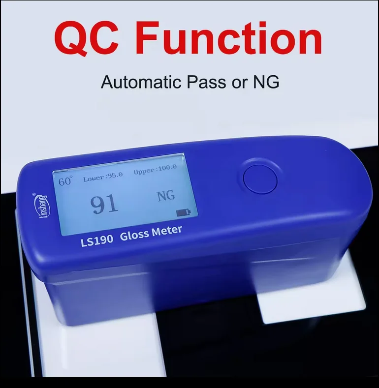 LS190 gloss meter four distinctive strengthsa handheld gloss meter with a measuring range of 0-200GU60 Degree Glossmeter Single