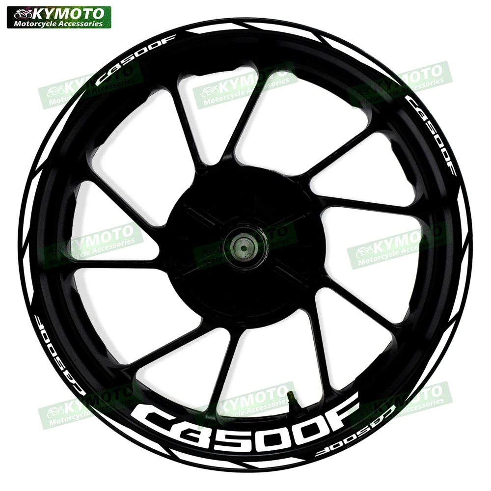 

For Honda CB500F CB 500F motorcycle 17 inch front and rear wheel stickers waterproof reflective rim decals stickers